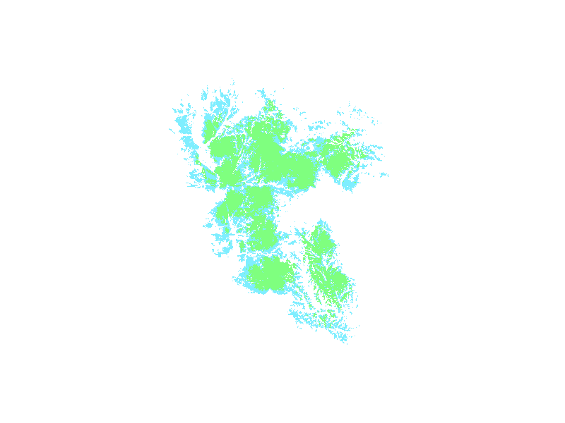 Pivotal Wireless RF coverage map across South Central Georgia
